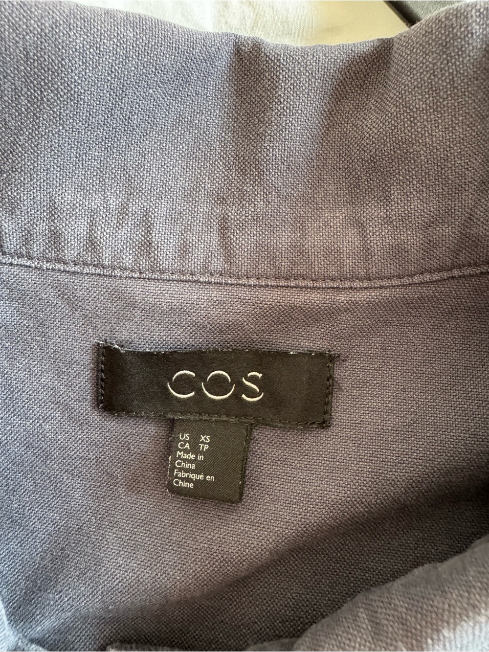 COS Navy Utility Button-Front Jacket - Picture 8 of 11